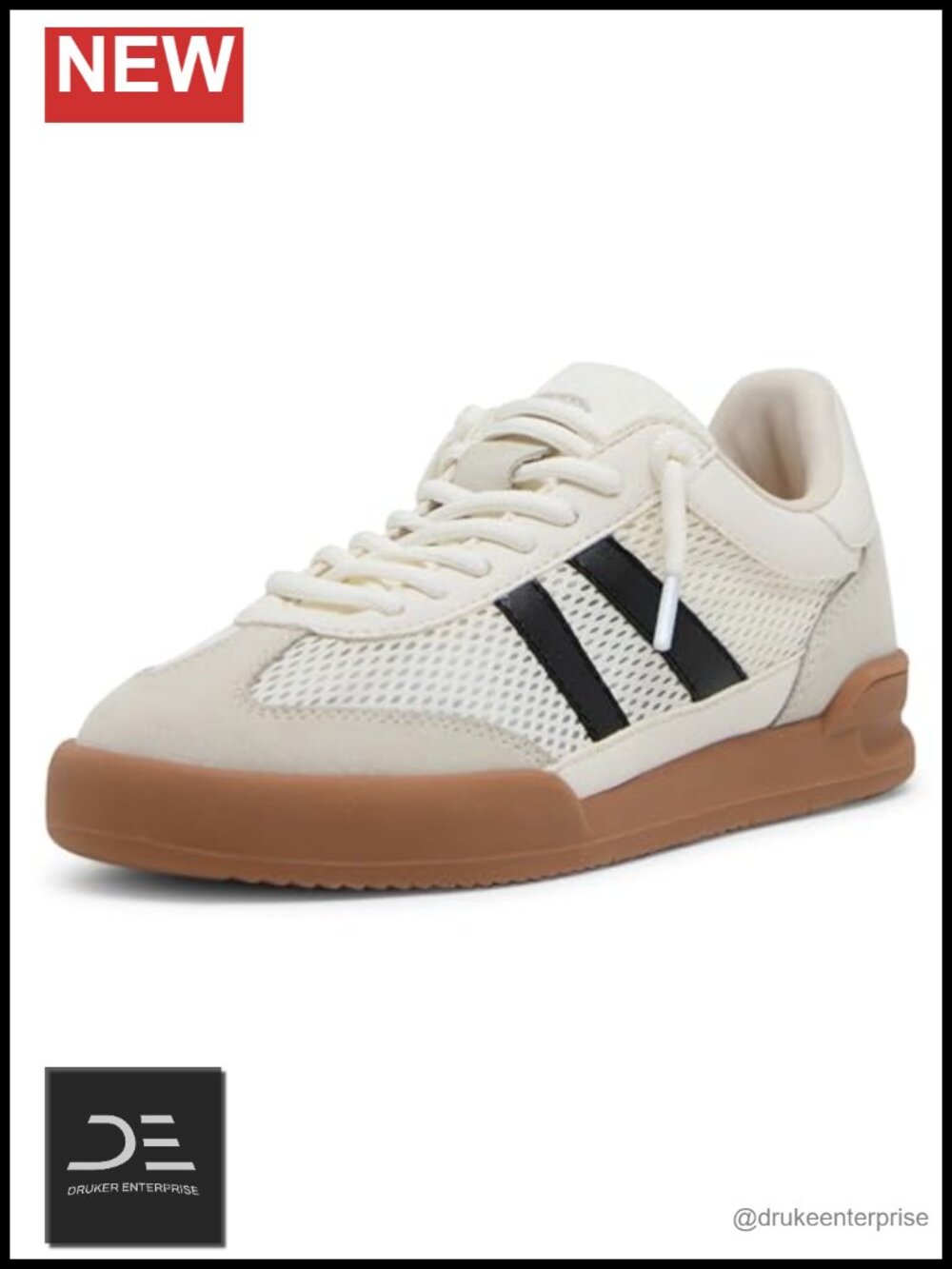 Fashion Sneakers with Textile, Suede, and Synthetic Upper, Lace-Up Low Top